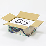 【宅配60サイズ】絵画ダンボール（北斎の冨嶽三十六景 神奈川沖浪裏）-6