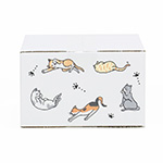 【宅配60サイズ】デザインダンボール（ねこまみれ）-9
