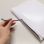 ネコポス、メルカリ便対応のマチ付厚紙封筒（400枚入り） A4～B5サイズで調節可能｜ 白 3