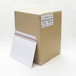 ネコポス、メルカリ便対応のマチ付厚紙封筒（400枚入り） A4～B5サイズで調節可能｜ 白 5