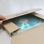 お得なまとめ買い。定形外郵便(規格内)に対応したCDケースが1枚入る大きさのダンボール箱 4