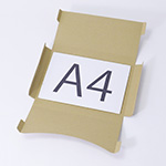 【A4】まとめ買い特価。ゆうパケット、クリックポスト、定形外郵便、メルカリで発送できる、簡単梱包のタトウ式箱 1