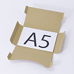 【A5】まとめ買い特価。ゆうパケット、クリックポスト、定形外郵便、メルカリで発送できる、簡単梱包のタトウ式箱 1