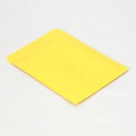 ラクラク封緘作業。B5サイズが入る黄色いクッション封筒 7