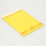 商品の封入作業に便利。A4判が入る黄色いクッション封筒 0