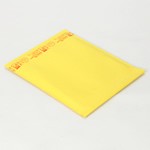 商品の封入作業に便利。A4判が入る黄色いクッション封筒 7