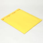 簡単パッキング。A3サイズが入る黄色いクッション封筒 1