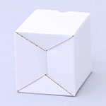 パフェグラス梱包用ダンボール箱 | 126×116×126mmでB式底組タイプの箱 2