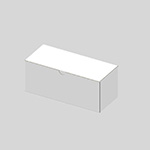木枕梱包用ダンボール箱 | 230×95×90mmでB式底組タイプの箱 1