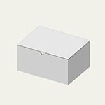バスブラシ梱包用ダンボール箱 | 210×155×100mmでB式底組タイプの箱 1