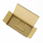 時計ボックス梱包用ダンボール箱 | 200×103×100mmでB式底組タイプの箱 1