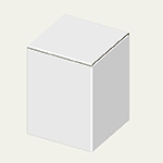 茶こし・ティーストレーナー梱包用ダンボール箱 | 76×76×100mmでB式底組タイプの箱 1