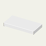 くま笹盛器梱包用ダンボール箱 | 228×101×25mmでC式タイプの箱 1