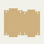 くま笹盛器梱包用ダンボール箱 | 228×101×25mmでC式タイプの箱 2