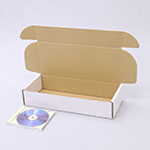 ファスナーファイルケース(A4)梱包用ダンボール箱 | 343×143×66mmでN式額縁タイプの箱 0