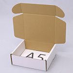 フラワーリース梱包用ダンボール箱 | 230×210×80mmでN式額縁タイプの箱 0