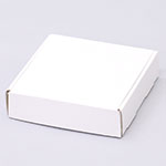 ポータブルCDプレイヤー梱包用ダンボール箱 | 155×155×40mmでN式額縁タイプの箱 1