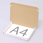 スケッチブック（A4）梱包用ダンボール箱 | 310×220×32mmでN式額縁タイプの箱 0