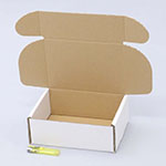ランチボックス梱包用ダンボール箱 | 205×150×75mmでN式額縁タイプの箱 0