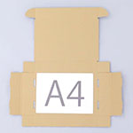 竹ざる梱包用ダンボール箱 | 321×222×55mmでN式額縁タイプの箱 2
