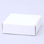 ネックマッサージャー梱包用ダンボール箱 | 190×175×60mmでN式額縁タイプの箱 1