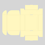 玉子豆腐器梱包用ダンボール箱 | 220×185×65mmでN式額縁タイプの箱 2