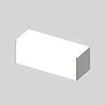 パウンドケーキ型梱包用ダンボール箱 | 242×90×90mmでN式額縁タイプの箱 1