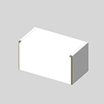 切削工具（エンドミル）梱包用ダンボール箱 | 200×110×115mmでN式額縁タイプの箱 1