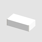 発泡スチロールブロック梱包用ダンボール箱 | 210×110×60mmでN式額縁タイプの箱 1
