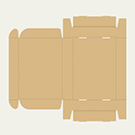 ガンケース梱包用ダンボール箱 | 310×220×50mmでN式額縁タイプの箱 2