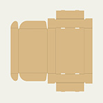 腰枕梱包用ダンボール箱 | 440×280×80mmでN式額縁タイプの箱 2