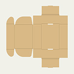 ミリタリーポーチ梱包用ダンボール箱 | 230×170×80mmでN式額縁タイプの箱 2
