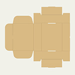 ソーイングセット梱包用ダンボール箱 | 233×172×66mmでN式額縁タイプの箱 2
