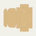 冷蔵庫収納ケース梱包用ダンボール箱 | 280×204×81mmでN式額縁タイプの箱 2