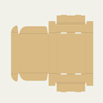 サコッシュ梱包用ダンボール箱 | 260×190×50mmでN式額縁タイプの箱 2