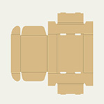 配線保護結束チューブ梱包用ダンボール箱 | 245×175×62mmでN式額縁タイプの箱 2