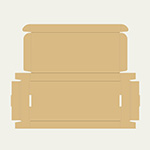 鎌梱包用ダンボール箱 | 462×205×40mmでN式額縁タイプの箱 2