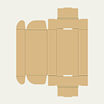 蝶ネクタイ梱包用ダンボール箱 | 150×70×30mmでN式額縁タイプの箱 2