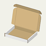 ティッシュポーチ梱包用ダンボール箱 | 150×110×20mmでN式額縁タイプの箱 0