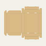 灯油缶トレイ梱包用ダンボール箱 | 408×300×58mmでN式額縁タイプの箱 2