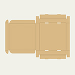 座布団梱包用ダンボール箱 | 300×300×40mmでN式額縁タイプの箱 2