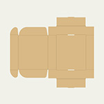 シザーケース梱包用ダンボール箱 | 210×180×50mmでN式額縁タイプの箱 2