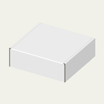 フルーツ皿梱包用ダンボール箱 | 140×140×48mmでN式額縁タイプの箱 1