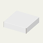 庭敷材梱包用ダンボール箱 | 229×235×55mmでN式額縁タイプの箱 1