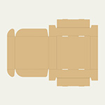 庭敷材梱包用ダンボール箱 | 229×235×55mmでN式額縁タイプの箱 2
