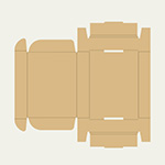 小銭入れ梱包用ダンボール箱 | 135×100×25mmでN式額縁タイプの箱 2