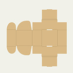 カフスボタン (カフリンクス）梱包用ダンボール箱 | 83×83×50mmでN式額縁タイプの箱 2
