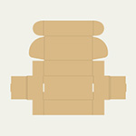 ジュエリーボックス梱包用ダンボール箱 | 174×85×55ｍｍでN式額縁タイプの箱 2