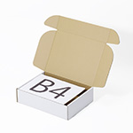 ビジネスバッグ梱包用ダンボール箱 | 390×297×100mmでN式額縁タイプの箱 1