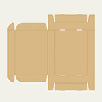 フライバット梱包用ダンボール箱 | 317×230×50mmでN式額縁タイプの箱 2